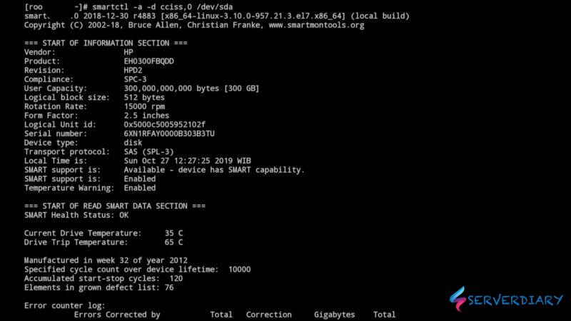 How to check disk health using Smartmontools on Linux